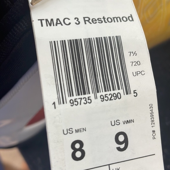 🔥 Adidas Originals Limited Edition TMAC 3 Restomod #GX7677 Women’s Size 9 - Picture 9 of 11